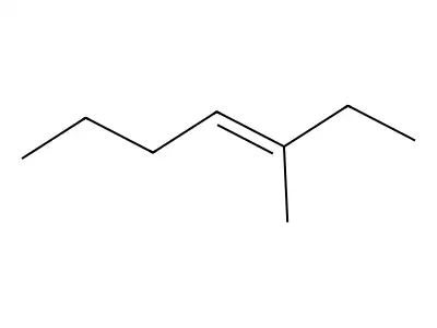 3-Methylhept-3-ene structure