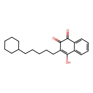 2-Hydroxy-5-methoxy-3-tridecylcyclohexa-2,5-diene-1,4-dione structure