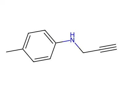 Prop-2-ynyl-p-tolyl-amine structure