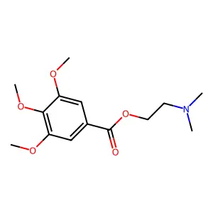 2-(Dimethylamino)ethyl 3,4,5-trimethoxybenzoate structure