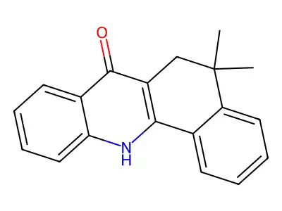 5,5-dimethyl-6,12-dihydrobenzo[c]acridin-7-one structure