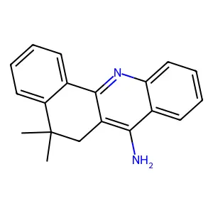 5,5-dimethyl-6H-benzo[c]acridin-7-amine structure