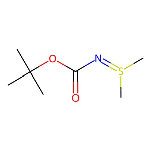 Tert-butyl (dimethyl-lambda~4~-sulfanylidene)carbamate structure