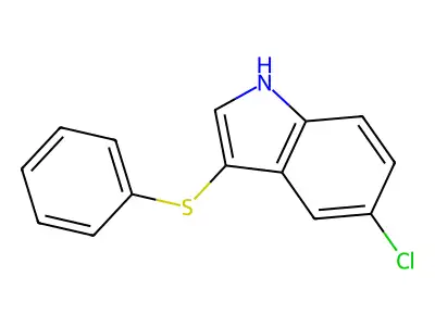 5-Chloro-3-(phenylthio)-indole structure