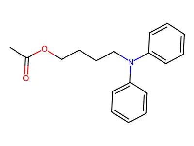 4-(Diphenylamino)butyl acetate structure