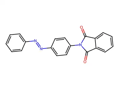1H-Isoindole-1,3(2H)-dione, 2-[4-(2-phenyldiazenyl)phenyl]- structure