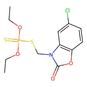 C12H15ClNO4PS2 structure