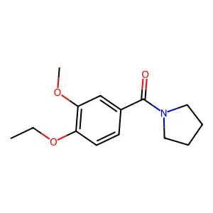 (4-Ethoxy-3-methoxyphenyl)(pyrrolidin-1-yl)methanone structure