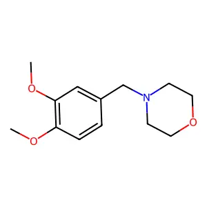 4-[(3,4-Dimethoxyphenyl)methyl]morpholine structure