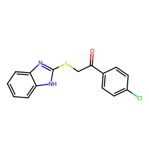 2-(1H-Benzimidazol-2-ylsulfanyl)-1-(4-chlorophenyl)ethanone structure