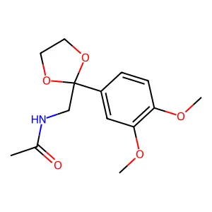 3-methyl-4-[(7-oxabicyclo[4.1.0]hept-3-ylmethoxy)methyl]-7-oxabicyclo[4.1.0]heptane structure