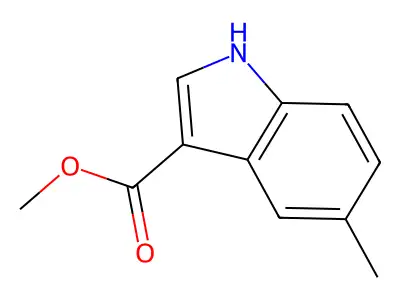 Methyl 5-methyl-1H-indole-3-carboxylate structure