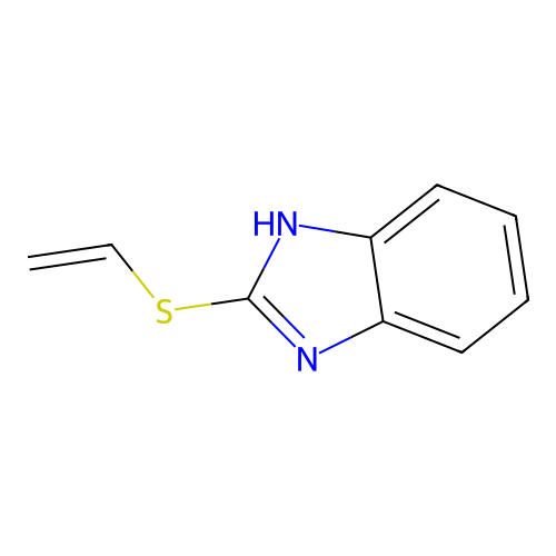 2-Vinylthiobenzimidazole structure