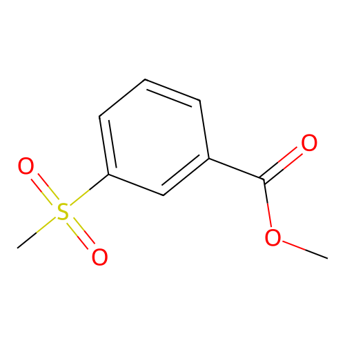 Methyl 3-(methylsulfonyl)benzoate structure