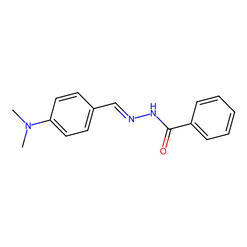 N'-{(E)-[4-(dimethylamino)phenyl]methylidene}benzohydrazide structure
