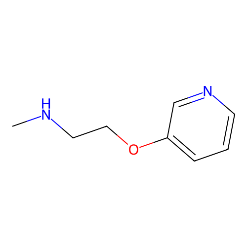 N-methyl-2-(pyridin-3-yloxy)ethanamine structure