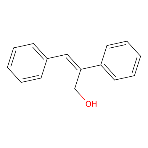 (Z)-2,3-diphenyl-prop-2-en-1-ol structure