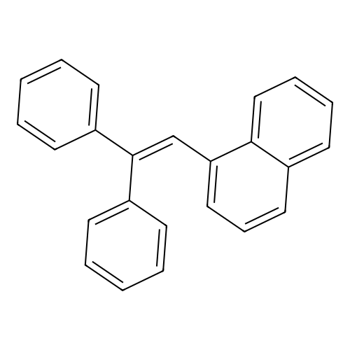 1-(2,2-Diphenylethenyl)naphthalene structure
