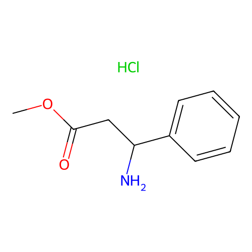 Methyl 3-phenyl-3-amino-propionate hydrochloride structure