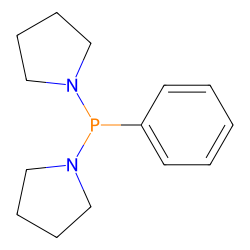 Pyrrolidine, 1,1'-(phenylphosphinidene)bis- structure