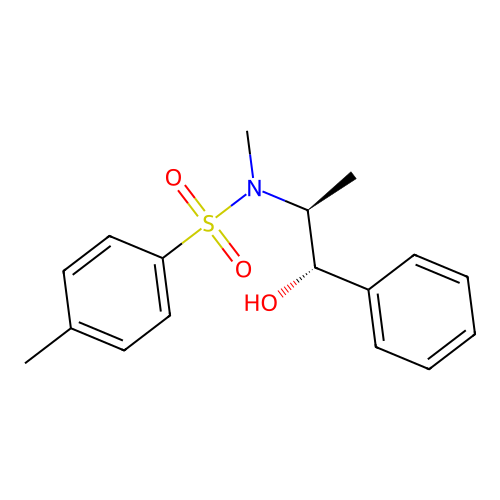N-[(1S,2S)-1-hydroxy-1-phenylpropan-2-yl]-N,4-dimethylbenzenesulfonamide structure
