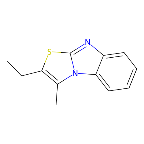 2-Ethyl-1-methyl-[1,3]thiazolo[3,2-a]benzimidazole structure