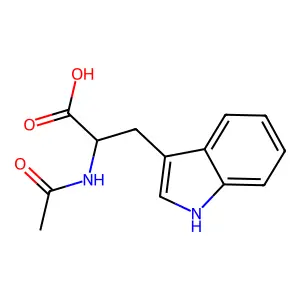 2-acetamido-3-(1H-indol-3-yl)propanoate structure