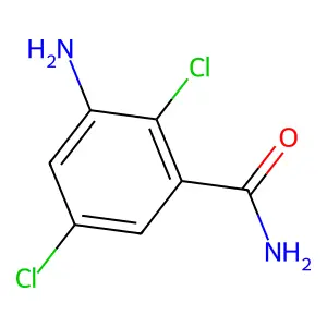 Benzamide, 3-amino-2,5-dichloro- structure