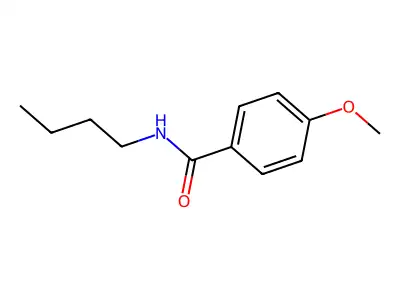 N-butyl-4-methoxybenzamide structure