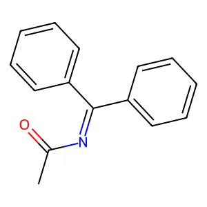Acetamide, N-(diphenylmethylene)- structure