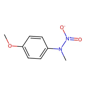 1-Hydroxy-2-(4-methoxyphenyl)-2-methylhydrazine 1-oxide structure