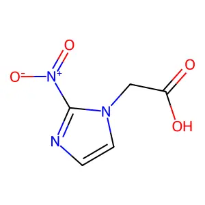 2-(2-Nitroimidazol-1-yl)acetic acid structure