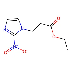 Ethyl 3-(2-nitroimidazol-1-yl)propanoate structure