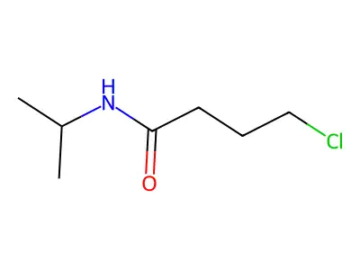 4-chloro-N-(1-methylethyl)butanamide structure