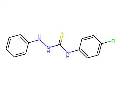 4-(4-Chlorophenyl)-1-phenyl-3-thiosemicarbazide structure