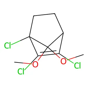 2,3,4-Trichloro-7,7-dimethoxybicyclo[2.2.1]hept-2-ene structure
