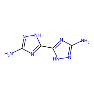 5,5'-Diamino-3,3'-bis-1,2,4-triazole structure