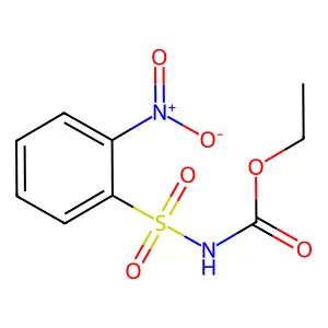 Carbamic acid, [(2-nitrophenyl)sulfonyl]-, ethyl ester structure