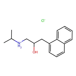 1-Naphthaleneethanol, alpha-((isopropylamino)methyl)-, hydrochloride structure
