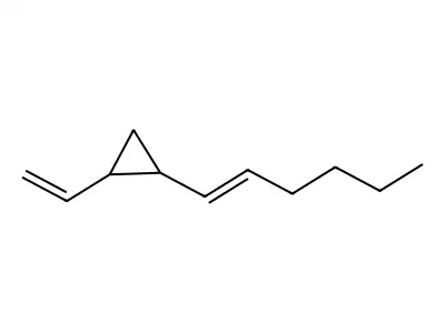 1-(2-Vinylcyclopropyl)-1-hexene structure