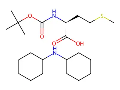 Boc-Met-OH DCHA structure