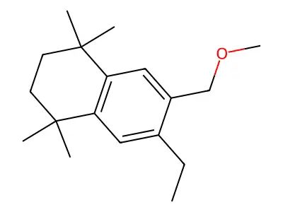 6-Ethyl-7-methoxymethyl-1,2,3,4-tetrahydro-1,1,4,4-tetramethylnaphthalene structure