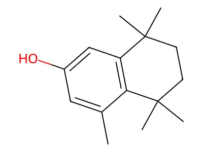 4,5,5,8,8-Pentamethyl-5,6,7,8-tetrahydro-2-naphthol structure