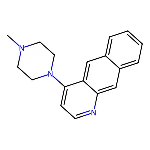 4-(4-Methylpiperazin-1-yl)benzo[g]quinoline structure