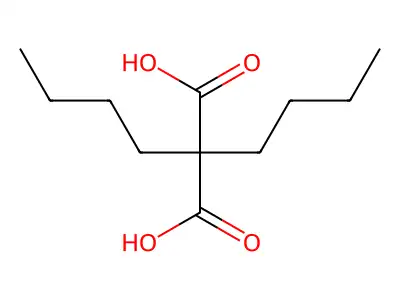 2,2-dibutylpropanedioic Acid structure