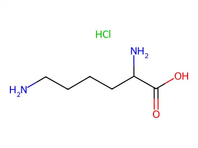 (2R)-2,6-diaminohexanoic acid;(2S)-2,6-diaminohexanoic acid;dihydrochloride structure