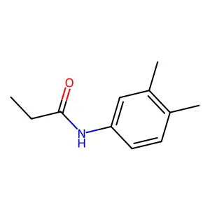 N-(3,4-dimethylphenyl)propanamide structure