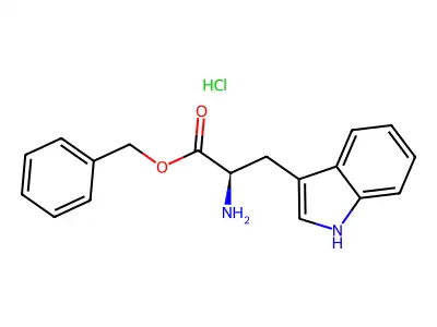 H-D-Trp-obzl hcl structure