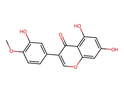 红车轴草素 structure