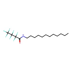 n-Dodecyl-2,2,3,3,4,4,4-heptafluorobutanamide structure